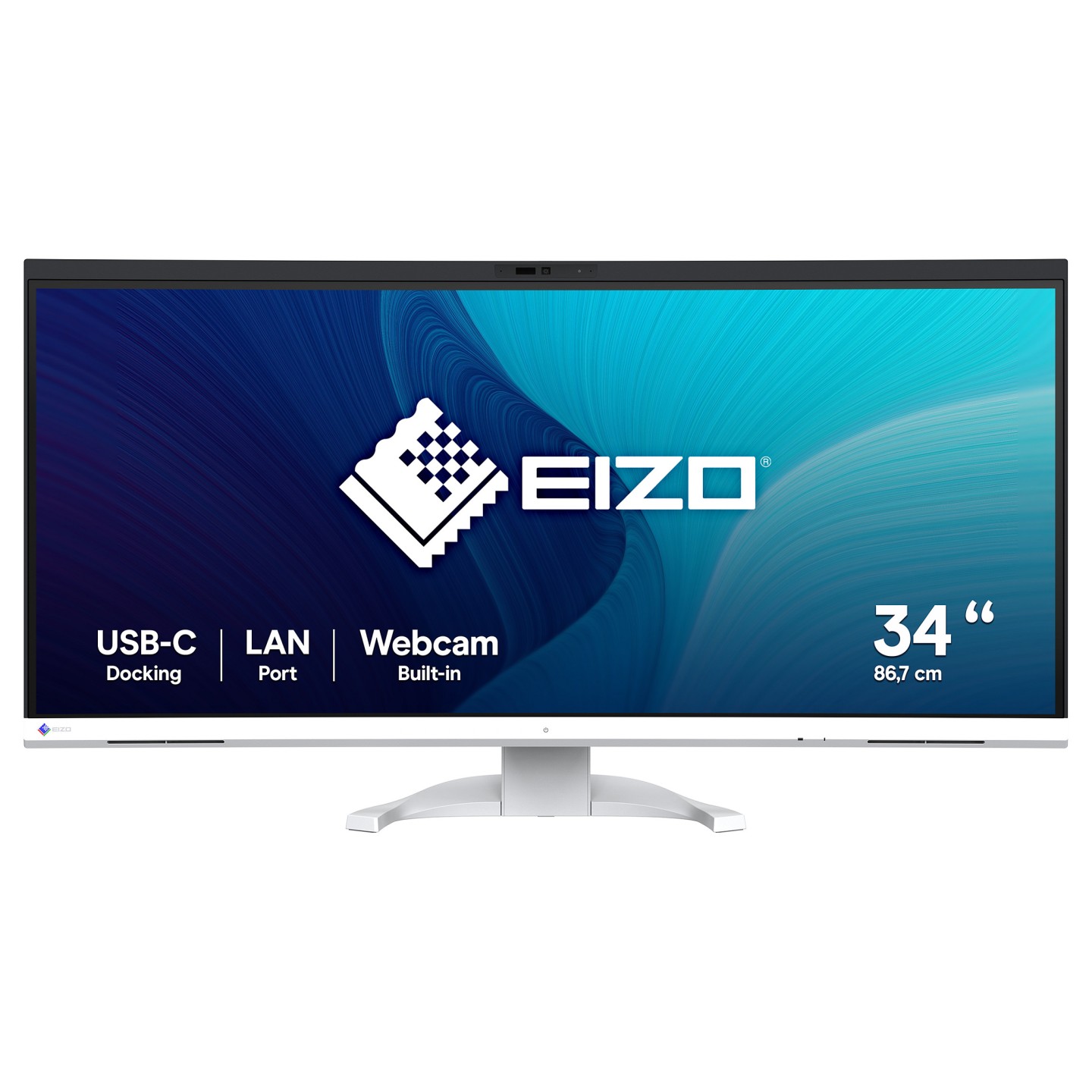 EIZO 86.7cm (34.1') EV3450XC-WT 21:9 4K 2xHDMI+DP+USB-C Curv — Buy in Cyprus with Fast Delivery