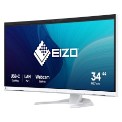 EIZO 86.7cm (34.1') EV3450XC-WT 21:9 4K 2xHDMI+DP+USB-C Curv — Buy in Cyprus with Fast Delivery