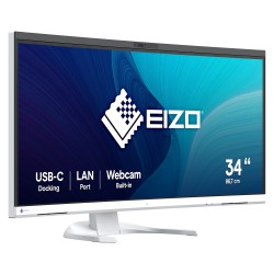 EIZO 86.7cm (34.1') EV3450XC-WT 21:9 4K 2xHDMI+DP+USB-C Curv — Buy in Cyprus with Fast Delivery