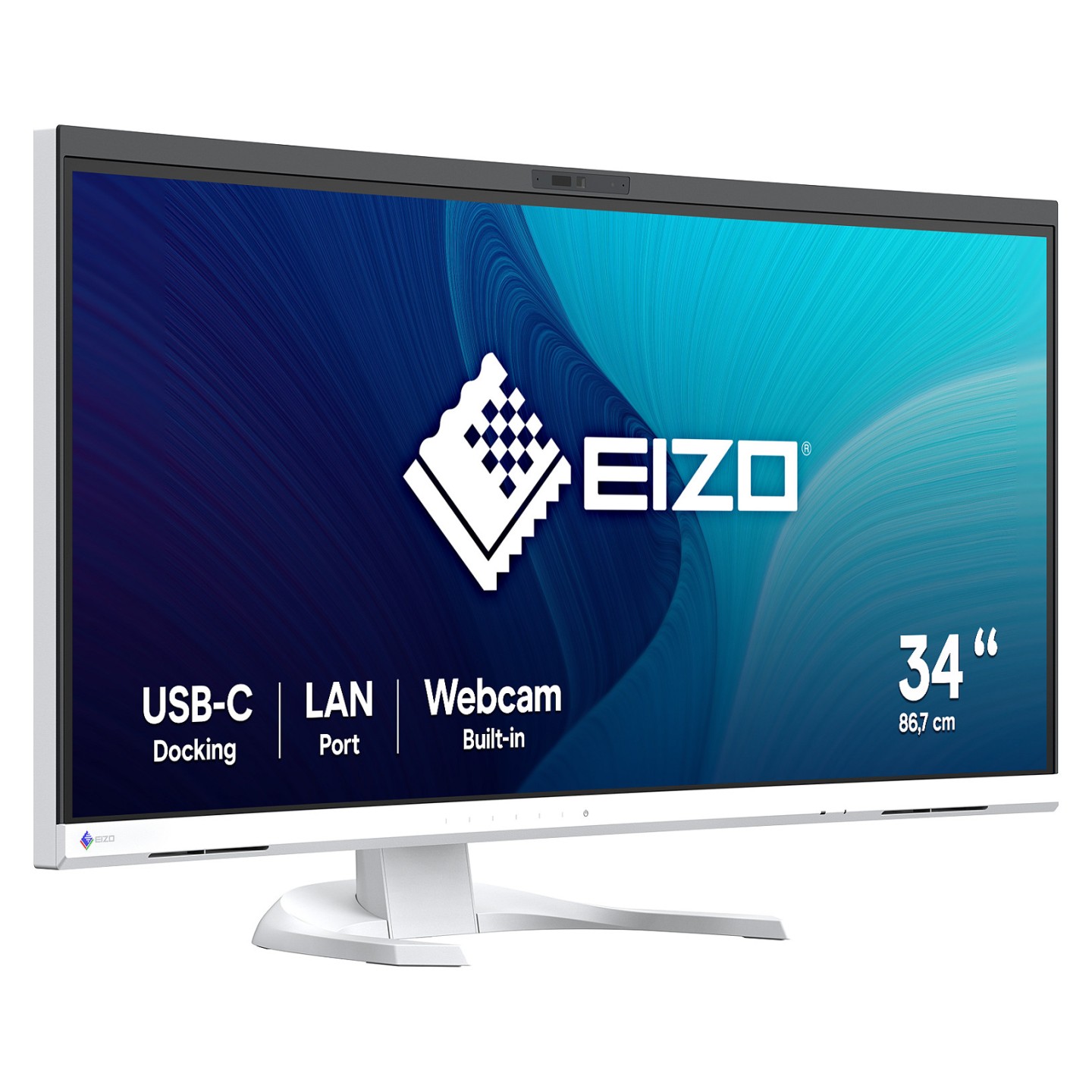 EIZO 86.7cm (34.1') EV3450XC-WT 21:9 4K 2xHDMI+DP+USB-C Curv — Buy in Cyprus with Fast Delivery