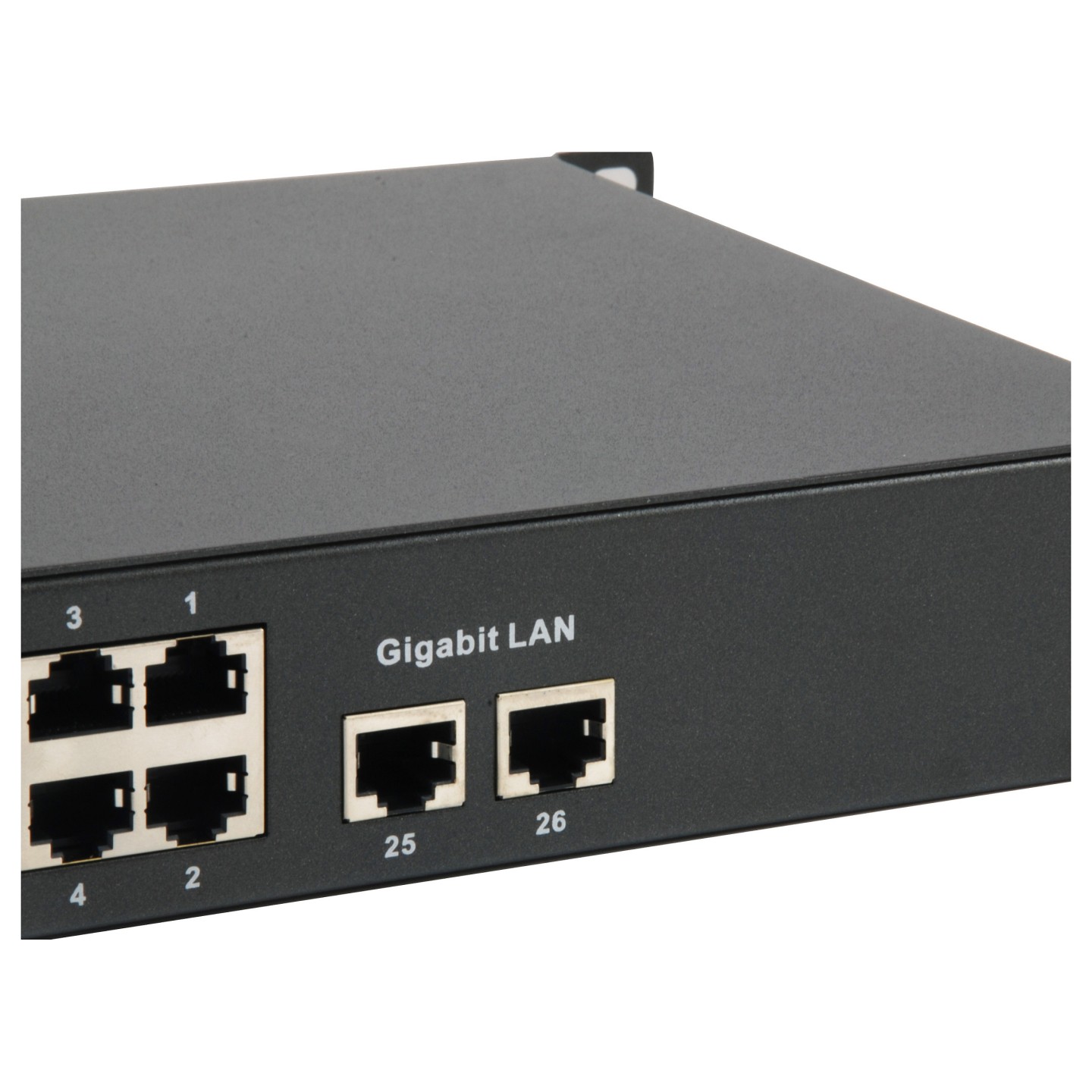 Switch 24x FE FGP-2601 2xGE 19' 150W 24xPoE — Buy in Cyprus with Fast Delivery