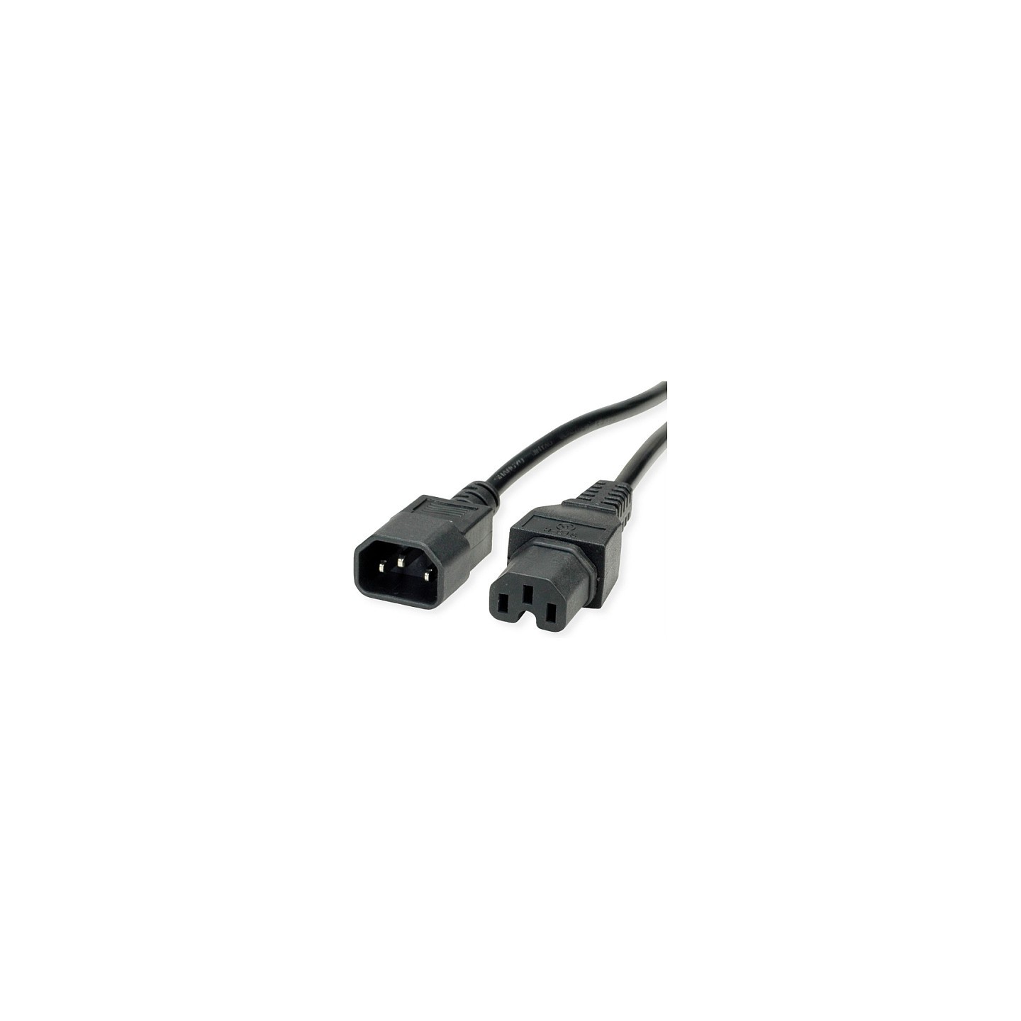 VALUE Netzkabel IEC320 C14 Stecker - C15 Buchse. H05RN-F. schwarz. 1.8 m — Buy in Cyprus with Fast Delivery
