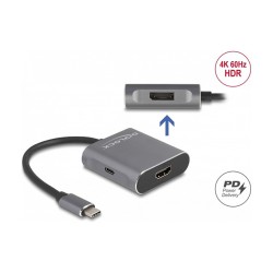 DELOCK USB Type-C Splitter DP Alt Mode zu 1 x HDMI + 1 x DisplayPort MST mit USB Type-C PD — Buy in Cyprus with Fast Delivery