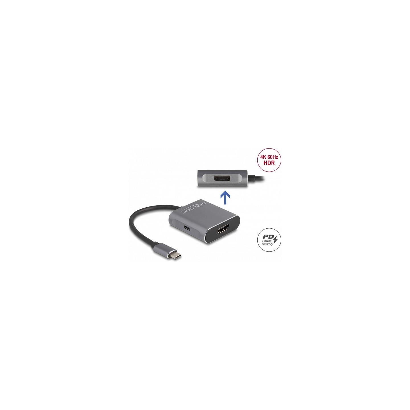 DELOCK USB Type-C Splitter DP Alt Mode zu 1 x HDMI + 1 x DisplayPort MST mit USB Type-C PD — Buy in Cyprus with Fast Delivery
