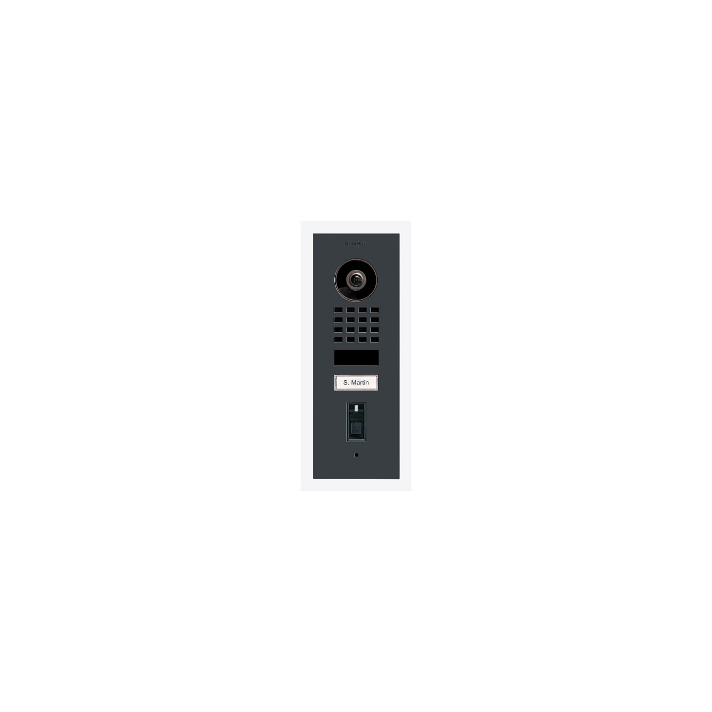 DoorBird IP Video Trst. D1101FV Fingerpr.50 Unterputz RAL7016 — Buy in Cyprus with Fast Delivery