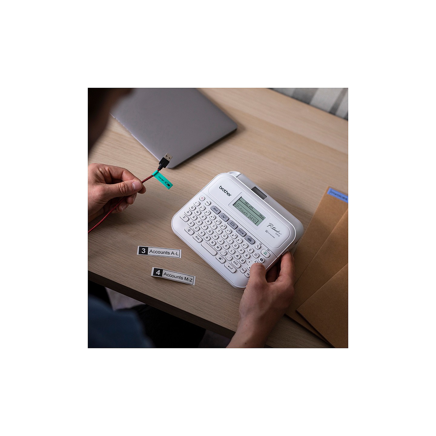 Brother P-touch PT-D410 Desktop Beschriftungsgerät Barcodedruck — Buy in Cyprus with Fast Delivery