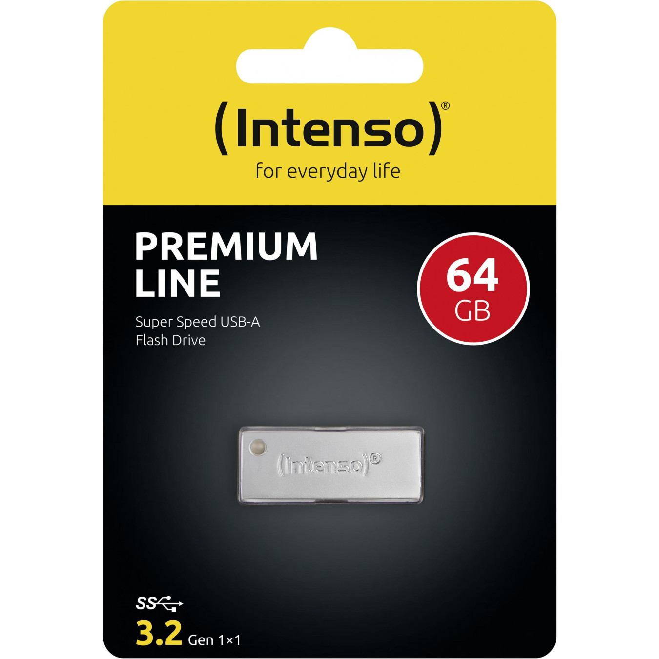 Intenso Premium Line STICK - 32GB - USB 3.2 Gen 1 (USB-A) - Silver — Buy in Cyprus with Fast Delivery