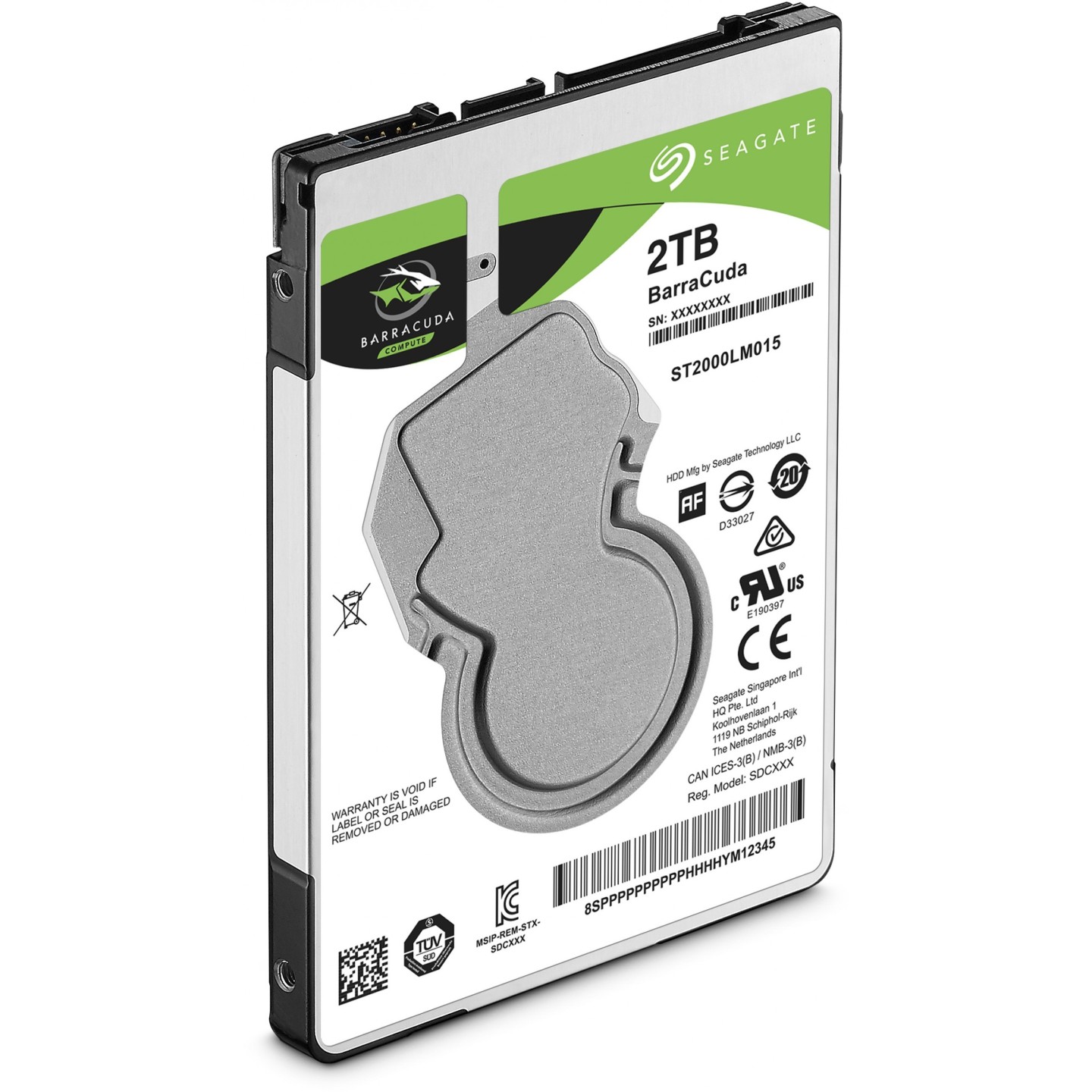 Seagate Barracuda 2TB 2.5" Laptop HDD - ST2000LM015 - 5400RPM 128MB SATA III (Bulk) — Buy in Cyprus with Fast Delivery