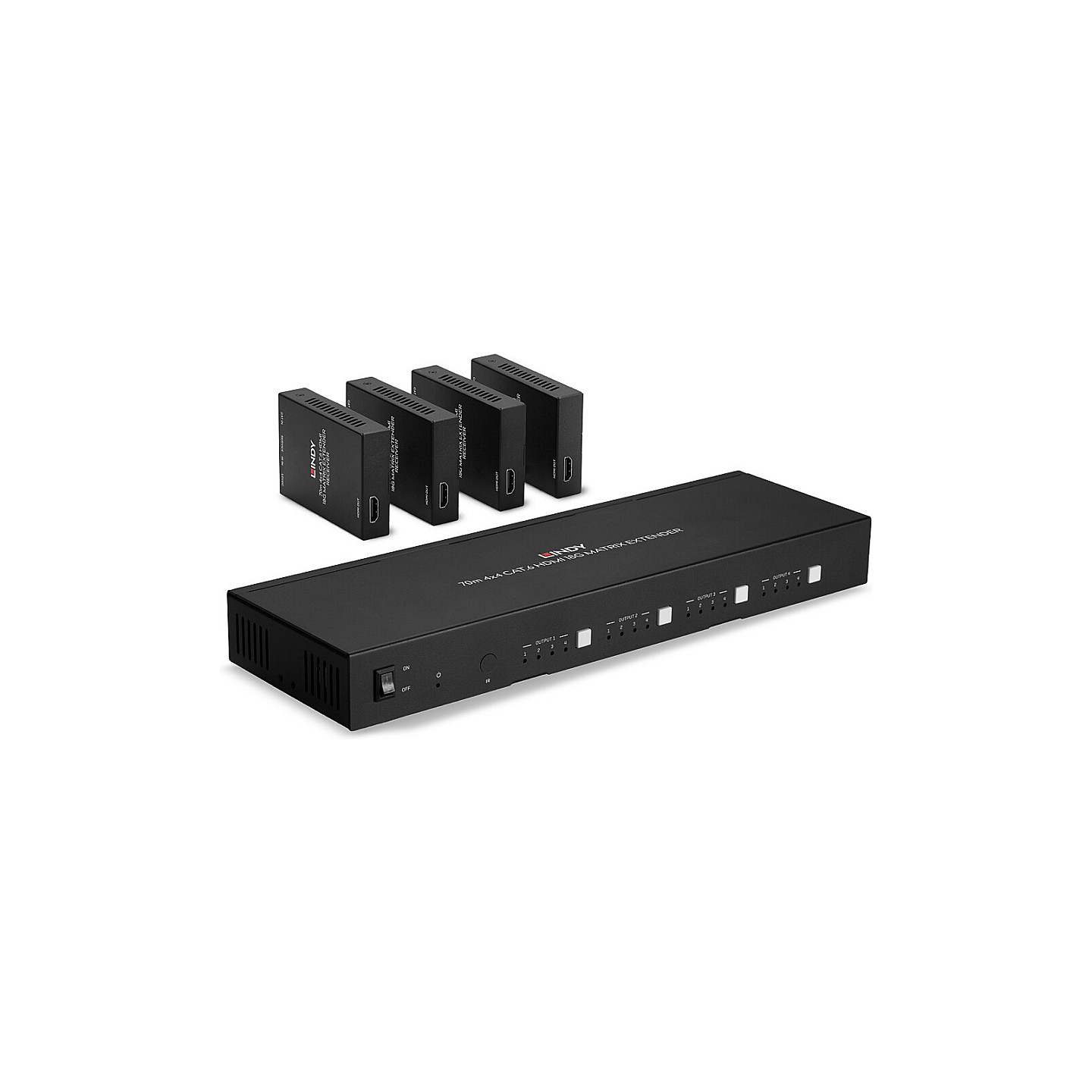 LINDY 70m Cat.6 4x4 HDMI 18G Matrix Extender — Buy in Cyprus with Fast Delivery