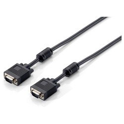 Equip VGA Kabel HD15 St St 10.00m 1280x 960 60Hz schwarz Polybeutel — Buy in Cyprus with Fast Delivery