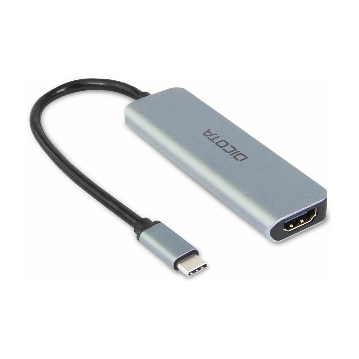 D Dicota USB-C 5-in-1 Video Hub 4K PD 100W silver — Buy in Cyprus with Fast Delivery