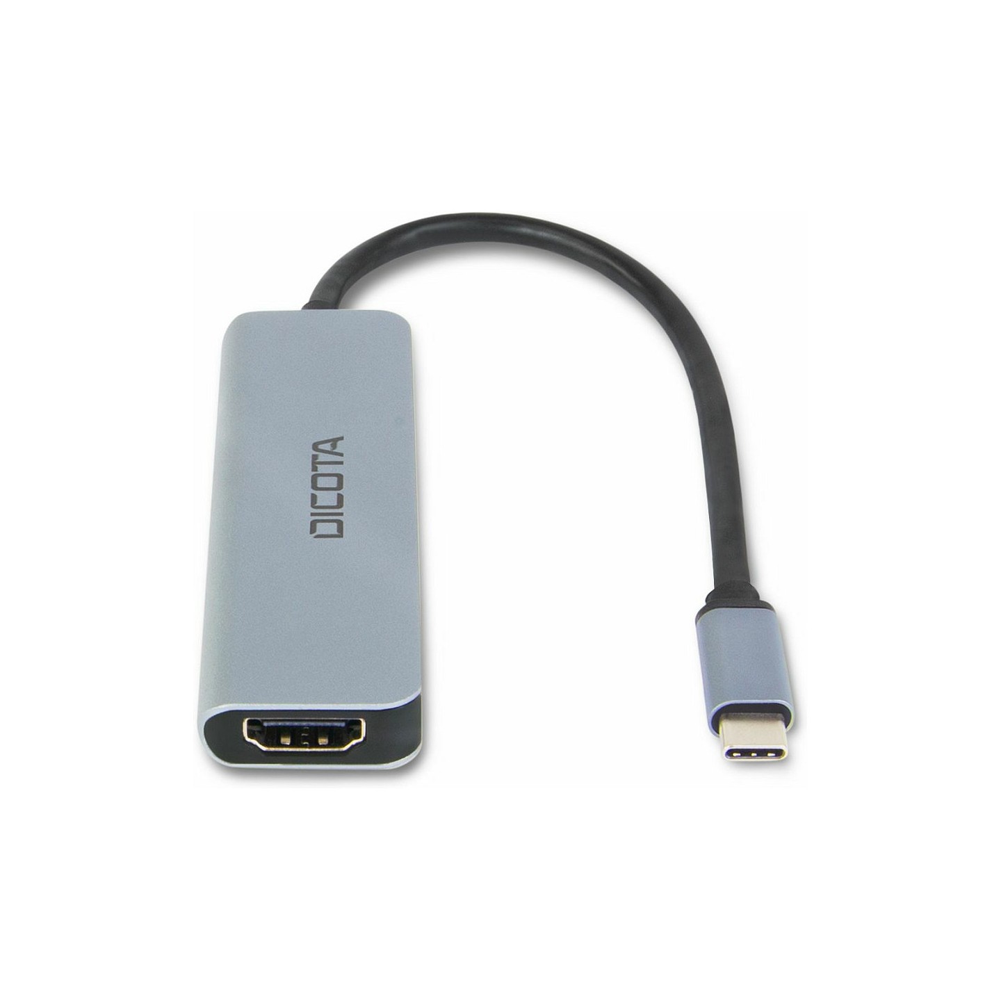 D Dicota USB-C 5-in-1 Video Hub 4K PD 100W silver — Buy in Cyprus with Fast Delivery