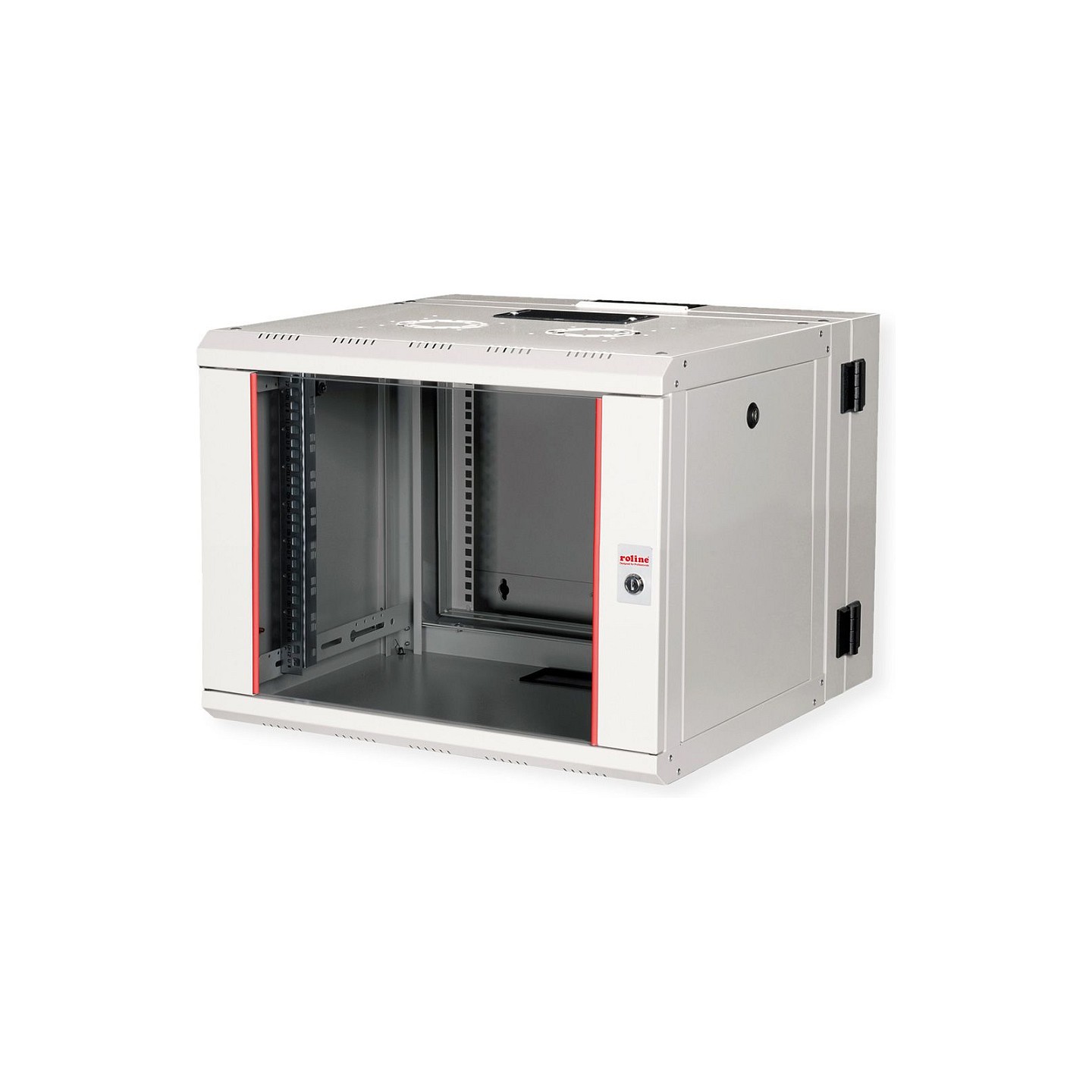 ROLINE 19-Zoll Wandgehuse Pro 7 HE. 600x600 BxT zweiteilig schwenkbar grau — Buy in Cyprus with Fast Delivery