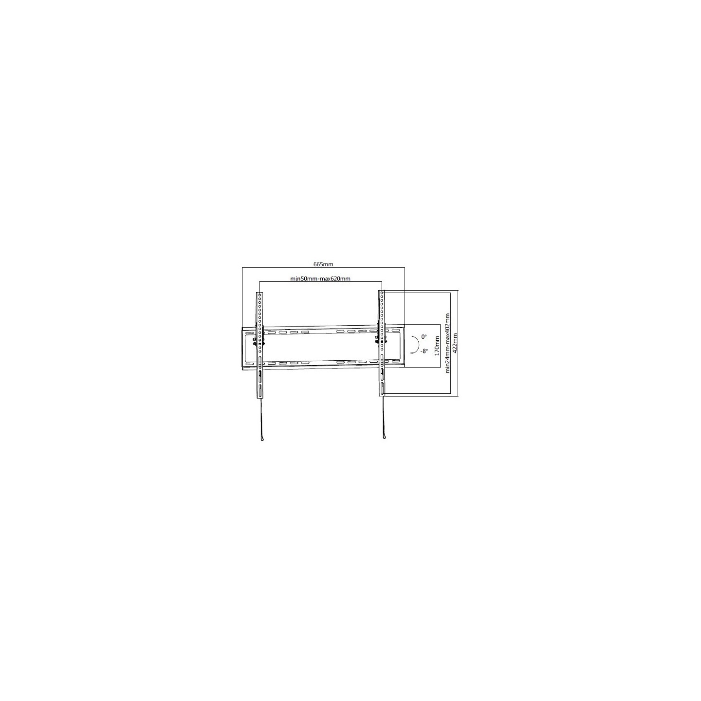 Equip Wandhalterung 37'-70' 1TFT Slim 1Gelenk 35Kg sw retail — Buy in Cyprus with Fast Delivery
