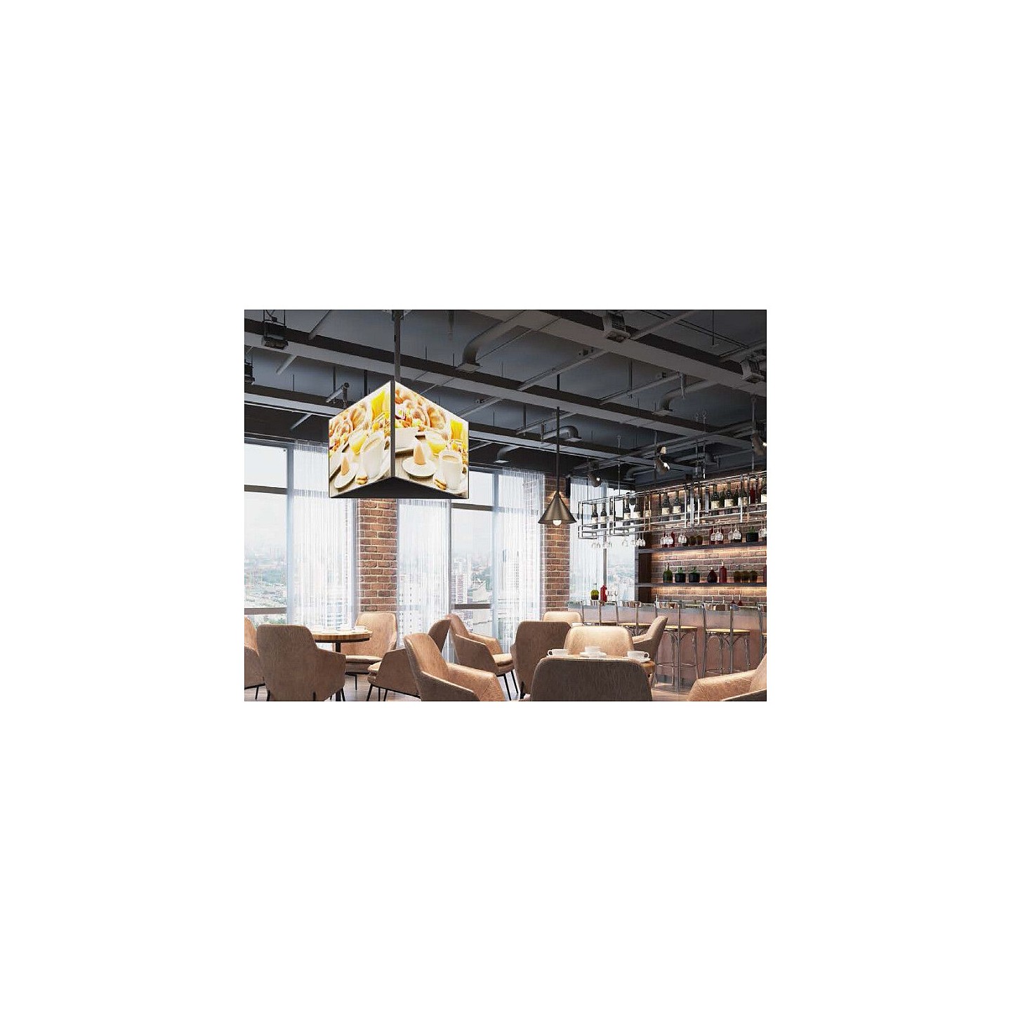 Equip Deckenhalterung 39'-75' 2TFT je 40kg 2Gelenke neig. sw lite Retail — Buy in Cyprus with Fast Delivery