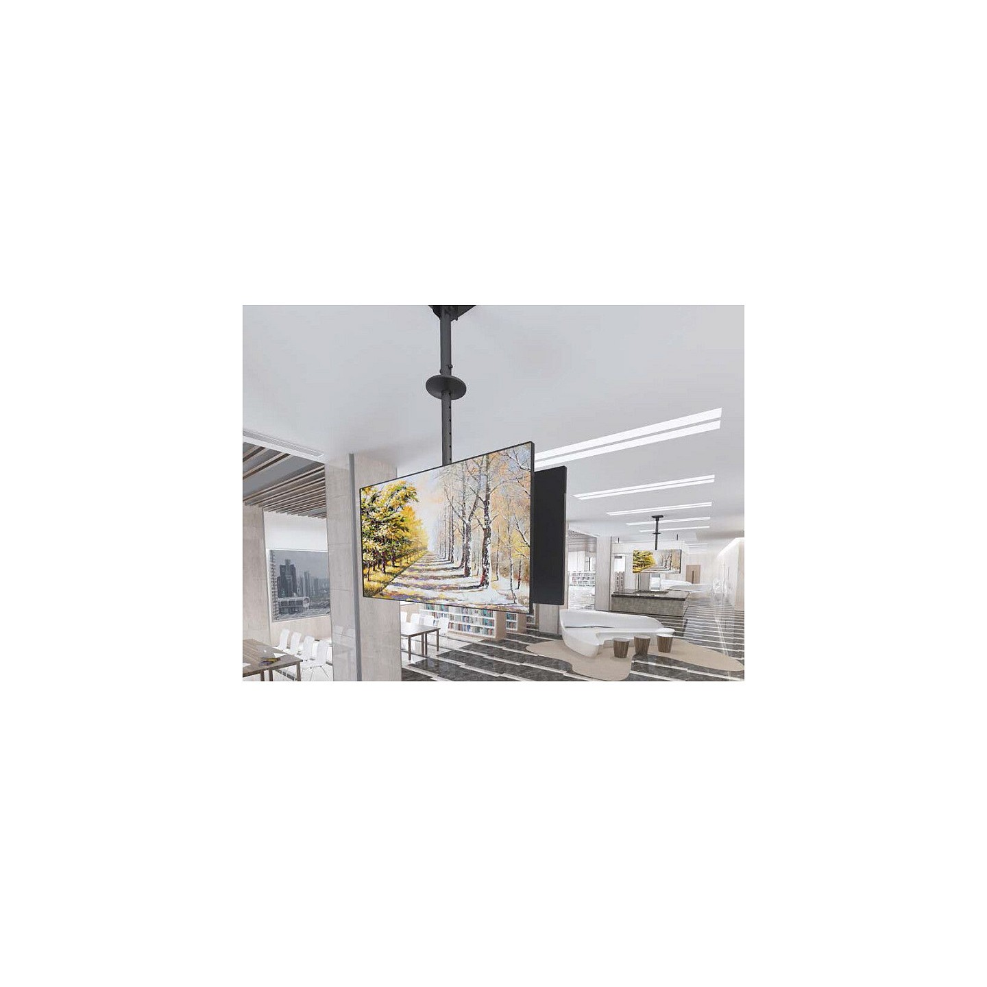 Equip Deckenhalterung 39'-75' 2TFT je 40kg 2Gelenke neig. sw lite Retail — Buy in Cyprus with Fast Delivery