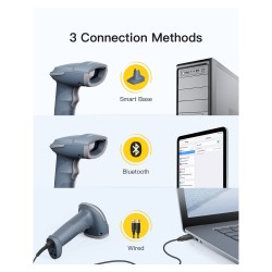 inateck Barcodescanner 54 blue [BCST-52_blue] — Buy in Cyprus with Fast Delivery