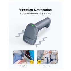 inateck Barcodescanner 54 blue [BCST-52_blue] — Buy in Cyprus with Fast Delivery
