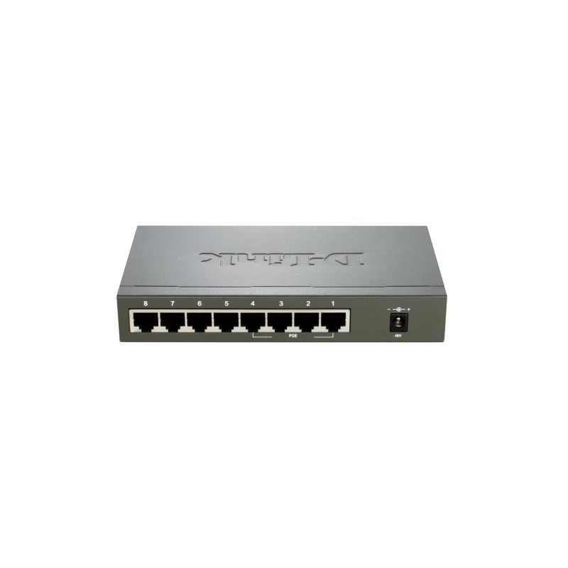 Buy D-Link DES-1008PA - 8-Port 10/100 Fast Ethernet Switch, 4x PoE (52W) - Metal... in Cyprus, Nicosia, Limassol, Larnaka, Pafos