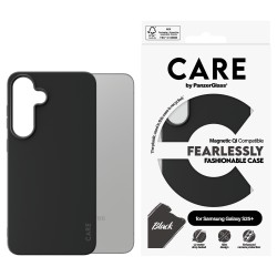 CARE Fashionable Case Black w. QI Compatible Galaxy S25 Plus — Buy in Cyprus with Fast Delivery