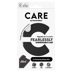 CARE Fashionable Case Black w. QI Compatible Galaxy S25 Plus — Buy in Cyprus with Fast Delivery