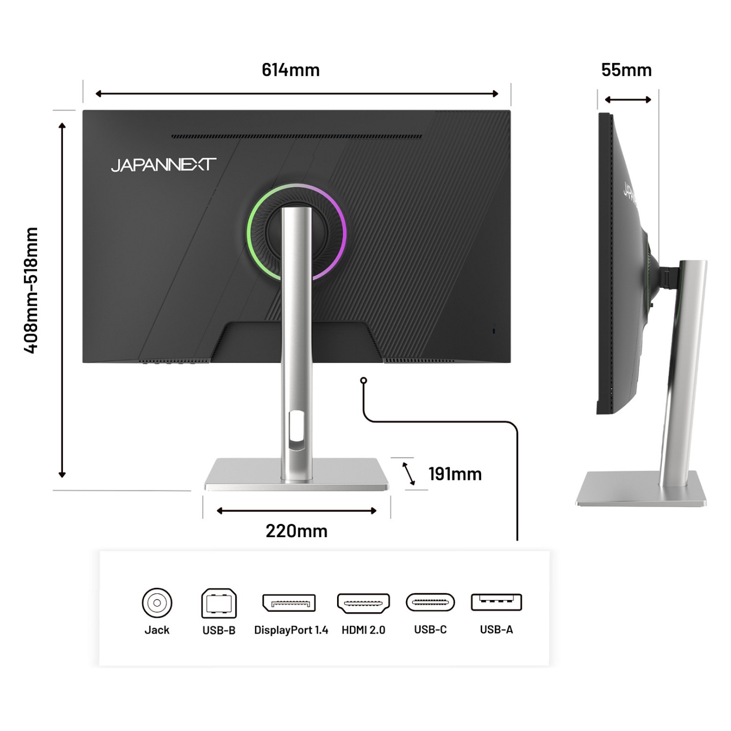 JapanNext 5K Monitor 68.58cm (27') — Buy in Cyprus with Fast Delivery