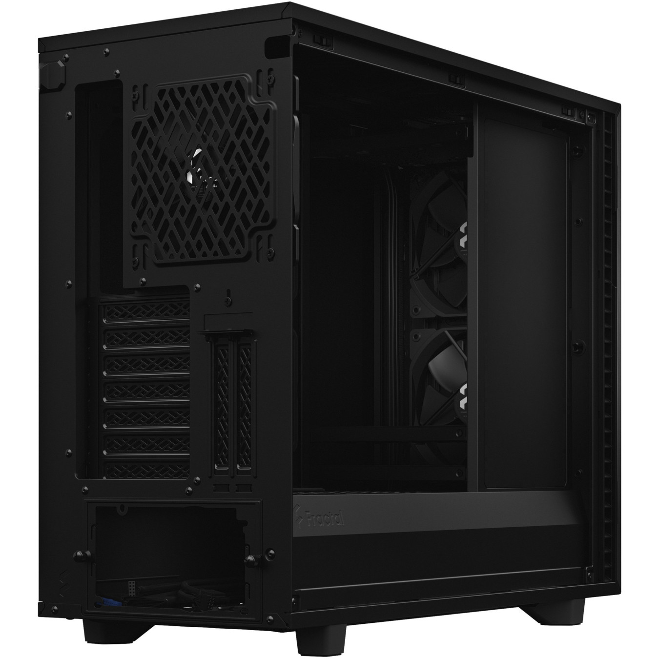 Fractal Design Define 7 - Mid Tower PC Case - Black, E-ATX/ATX Support, USB-C, 491mm GPU, 185mm CPU Cooler