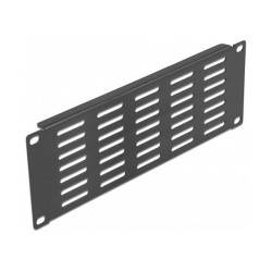 10? Netzwerkschrank Panel mit Lüftungsschlitzen horizontal 2 HE schwarz — Buy in Cyprus with Fast Delivery