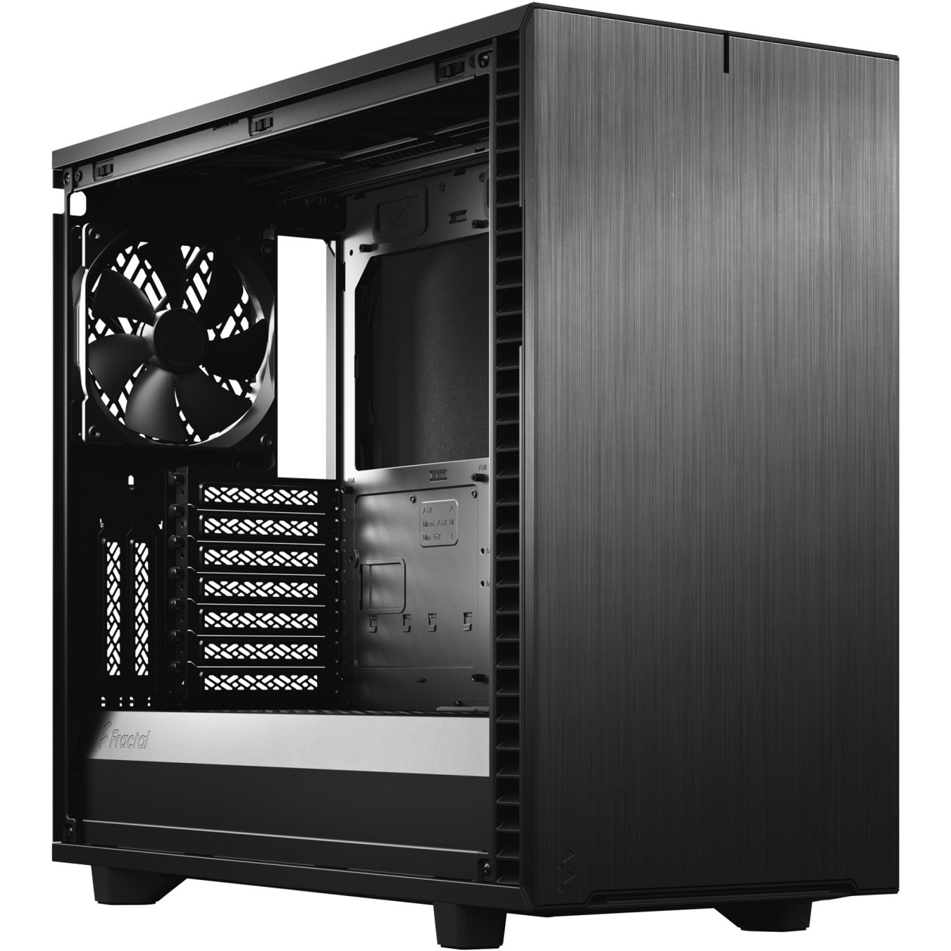 Fractal Design Define 7 - Mid Tower PC Case - Black, E-ATX/ATX Support, USB-C, 491mm GPU, 185mm CPU Cooler