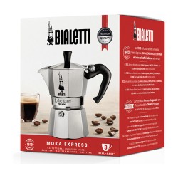 Bialetti Moka Express - silber - Aluminium - für 3 Tassen — Buy in Cyprus with Fast Delivery