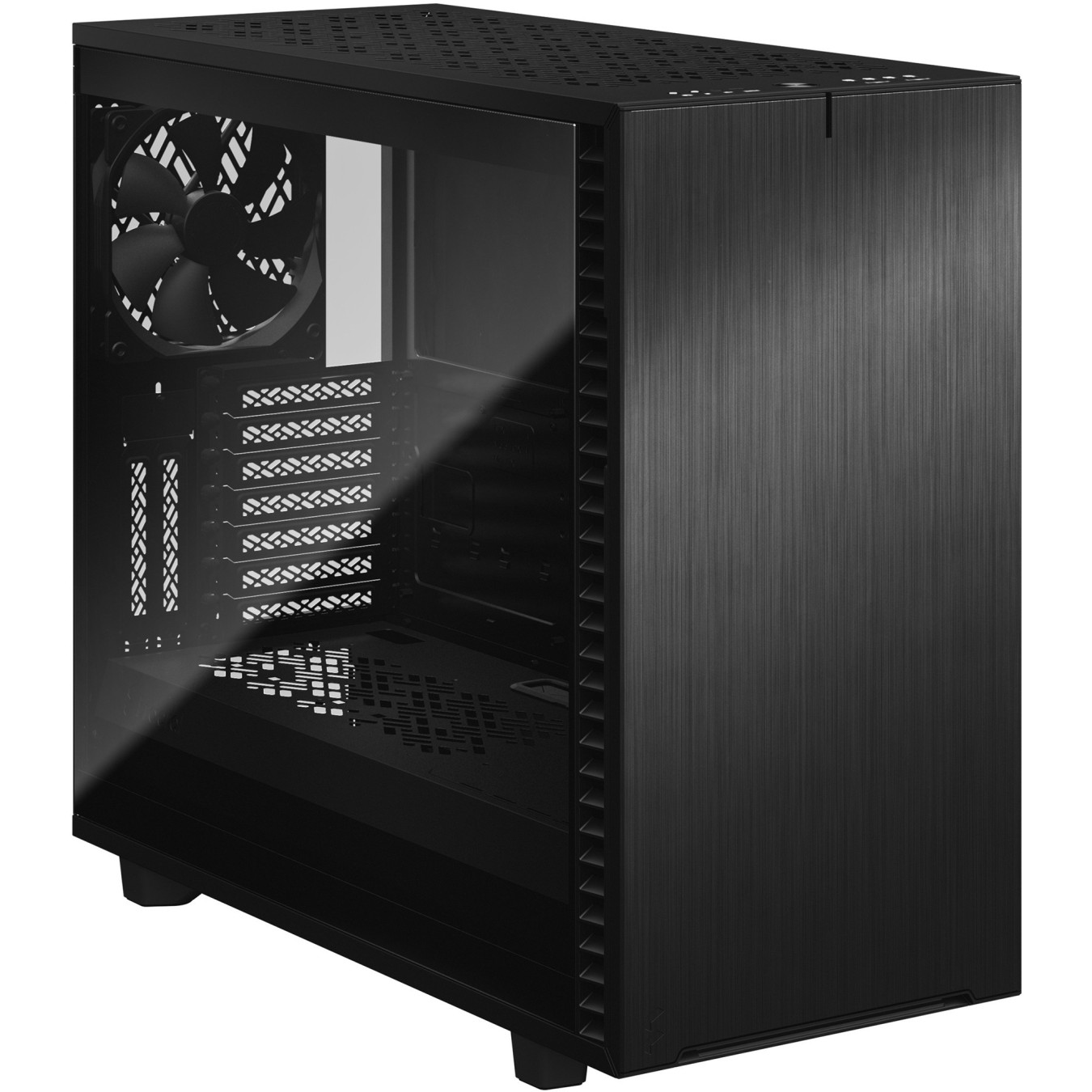 Fractal Design Define 7 - Mid Tower PC Case - Black, E-ATX/ATX Support, USB-C, 491mm GPU, 185mm CPU Cooler