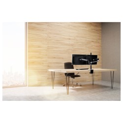 LX Dual Stacking Arm. Tall Pole. Black Accents. Polished — Buy in Cyprus with Fast Delivery