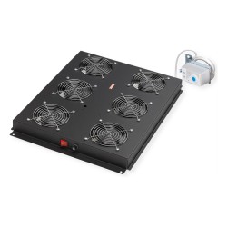 ROLINE 19-Zoll Dachlftereinheit 6 Lfter. Thermostat fr Serverschrank schwarz — Buy in Cyprus with Fast Delivery