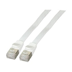 EFB RJ45 Flachpatchkabel U FTP Cat.6A PVC 0.15m weiß — Buy in Cyprus with Fast Delivery
