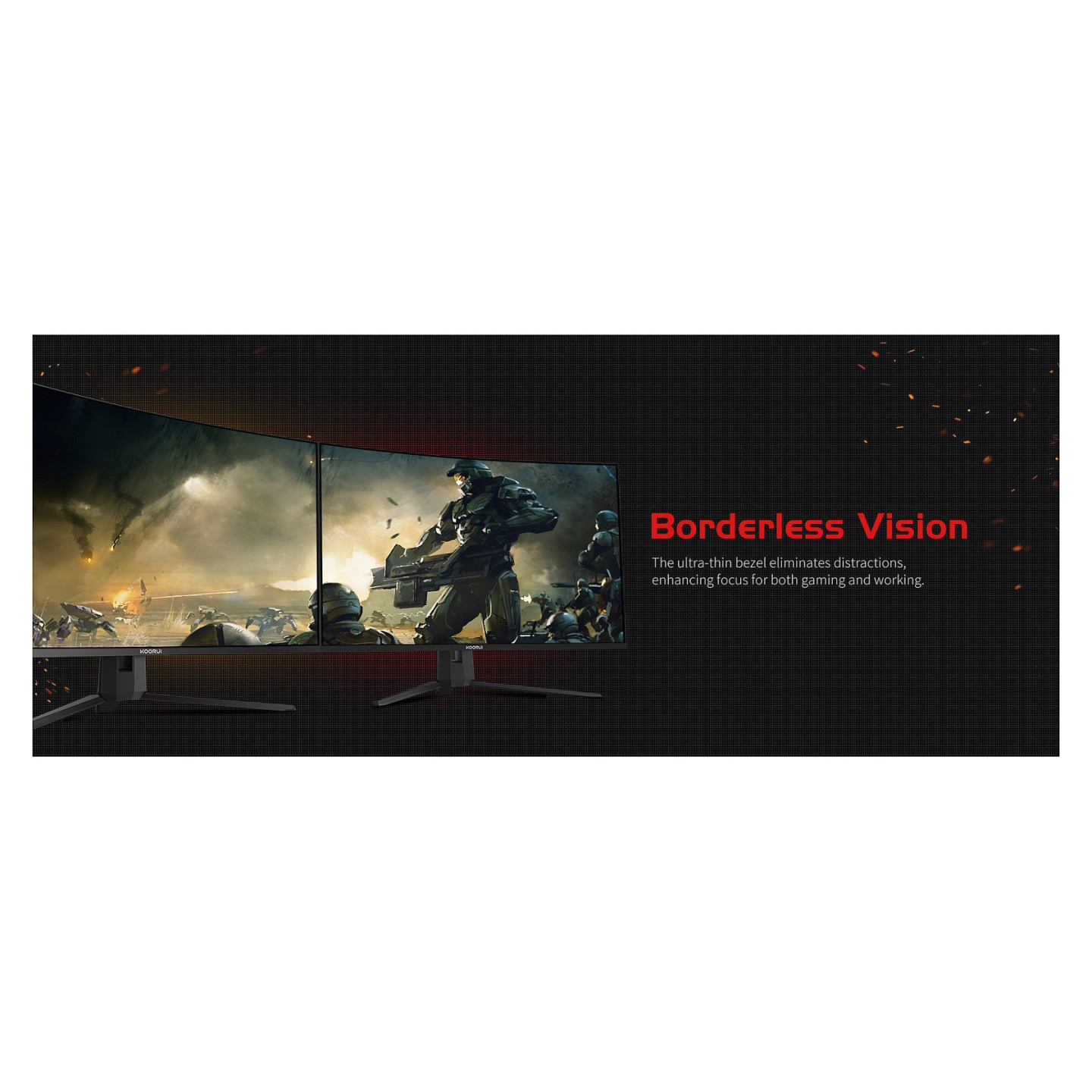 KOORUI G3221SC QHD Curved Gaming Monitor 80 cm (31.5 Zoll) — Buy in Cyprus with Fast Delivery