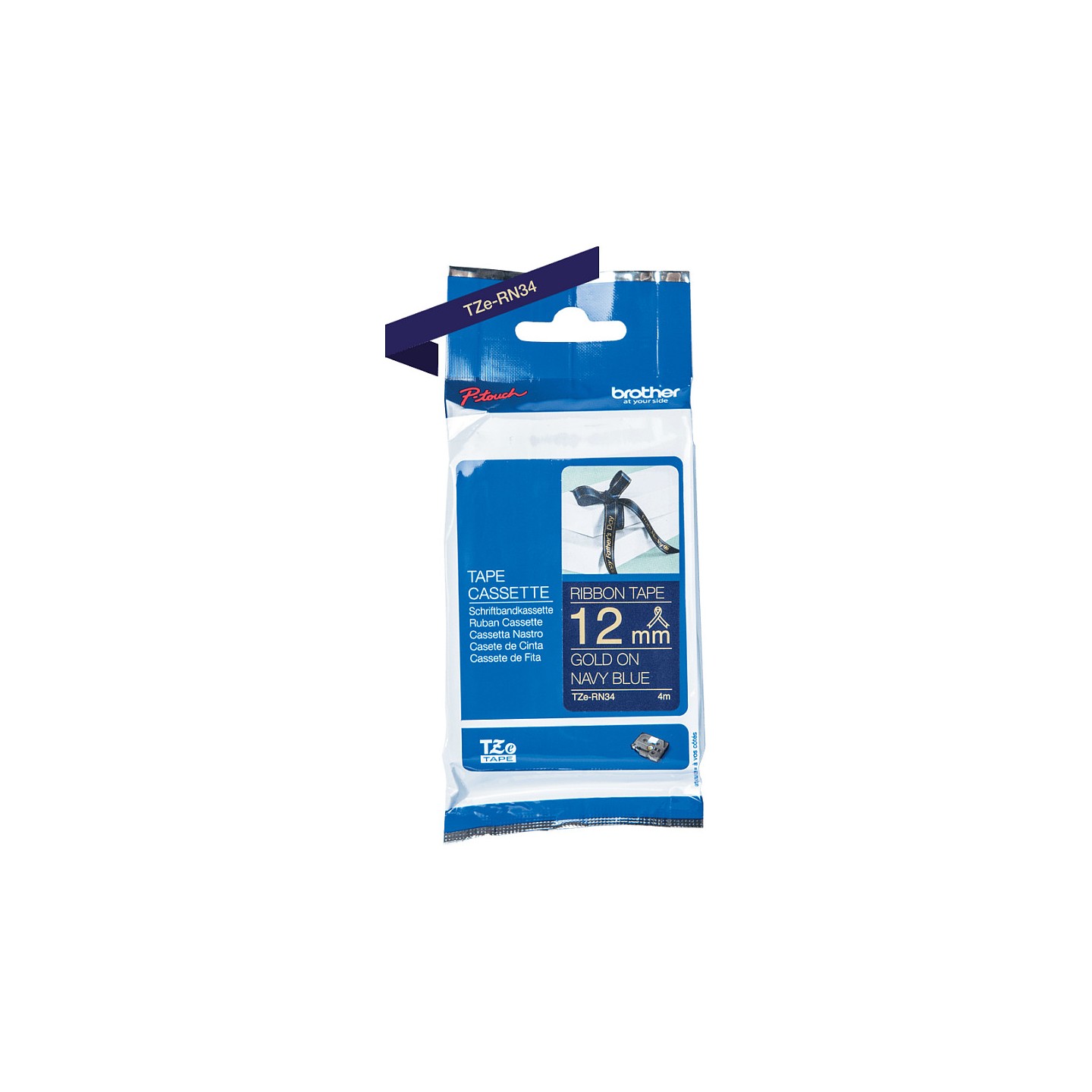 BROTHER textile tape gold navy 12mm 4m — Buy in Cyprus with Fast Delivery