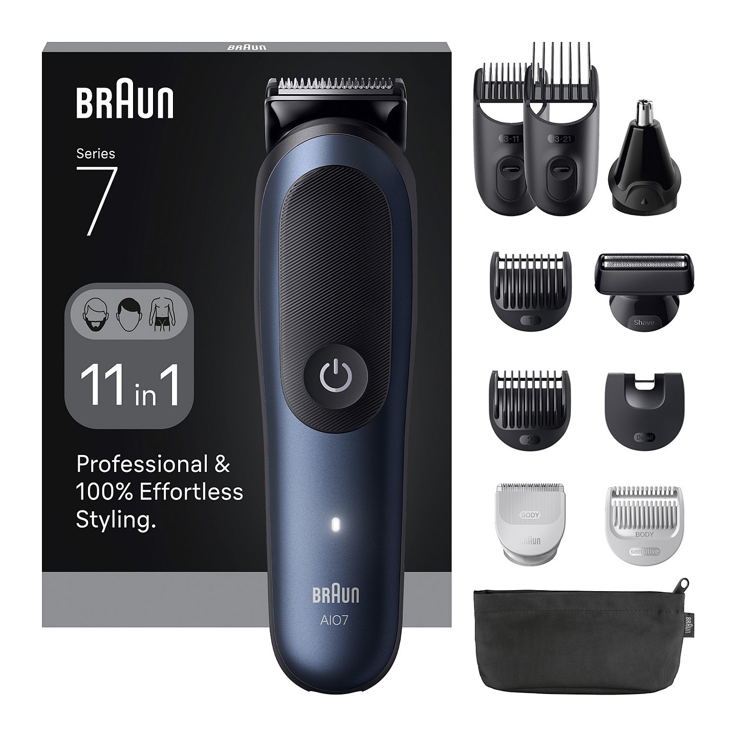 Braun Series 7 All-In-One Style Kit AIO7540 245036 Akku deep blue metallic 11 Au — Buy in Cyprus with Fast Delivery