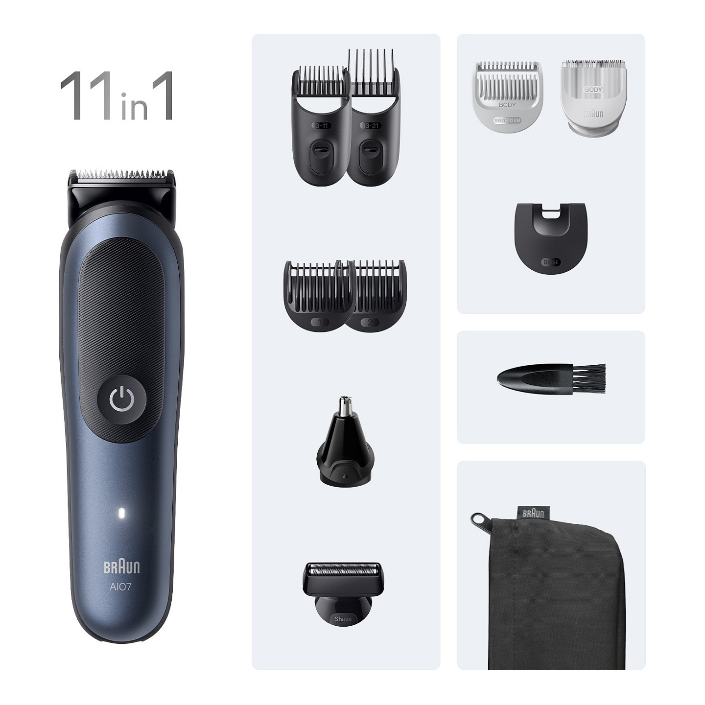 Braun Series 7 All-In-One Style Kit AIO7540 245036 Akku deep blue metallic 11 Au — Buy in Cyprus with Fast Delivery