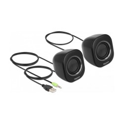 Mini Stereo PC Lautsprecher mit 3.5 mm Klinkenstecker und USB Stromversorgung — Buy in Cyprus with Fast Delivery