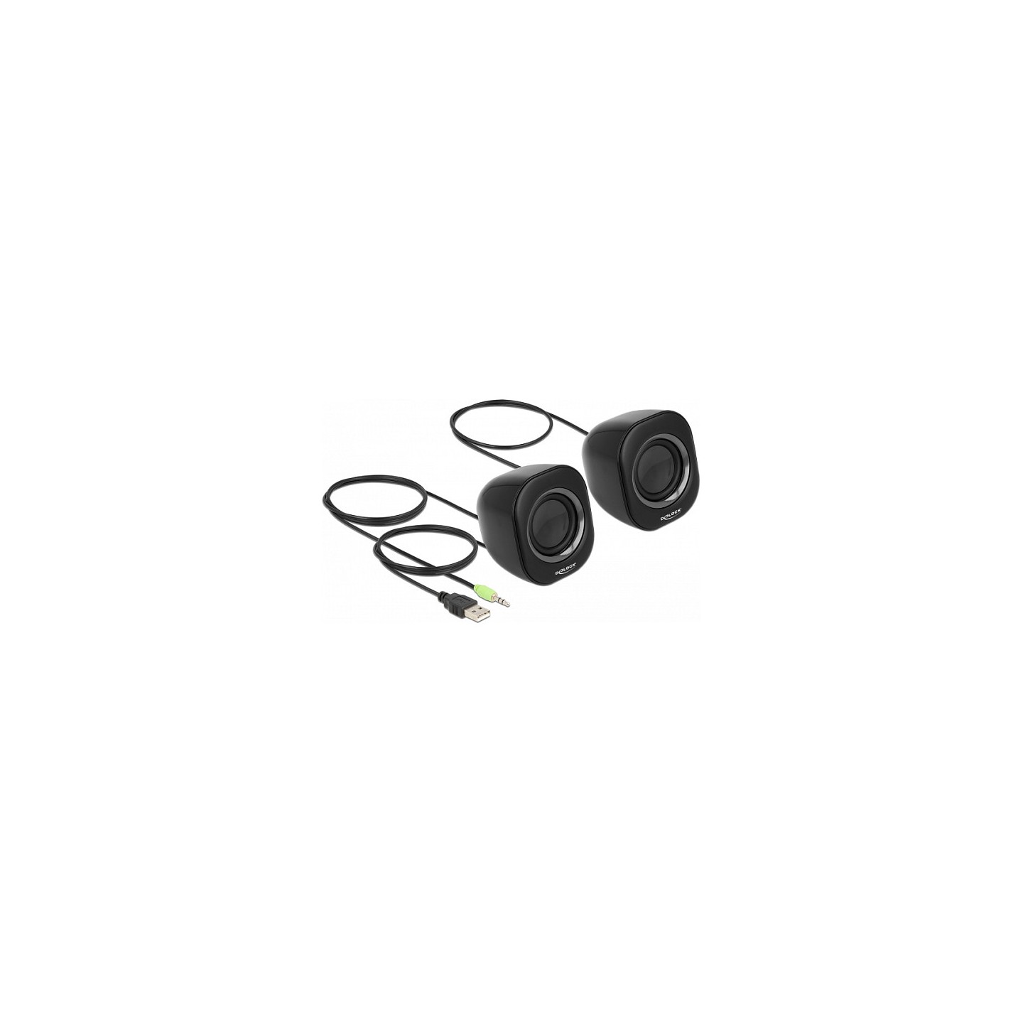Mini Stereo PC Lautsprecher mit 3.5 mm Klinkenstecker und USB Stromversorgung — Buy in Cyprus with Fast Delivery