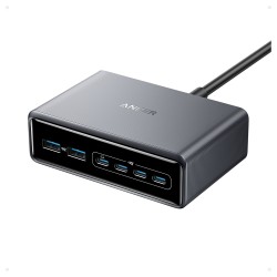 Anker Prime Charger 200W Desktop GaN 4 x USB-C 2 x USB-A black — Buy in Cyprus with Fast Delivery