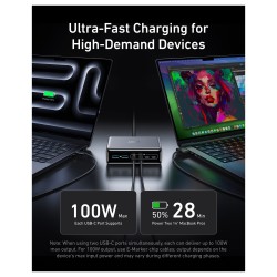 Anker Prime Charger 200W Desktop GaN 4 x USB-C 2 x USB-A black — Buy in Cyprus with Fast Delivery