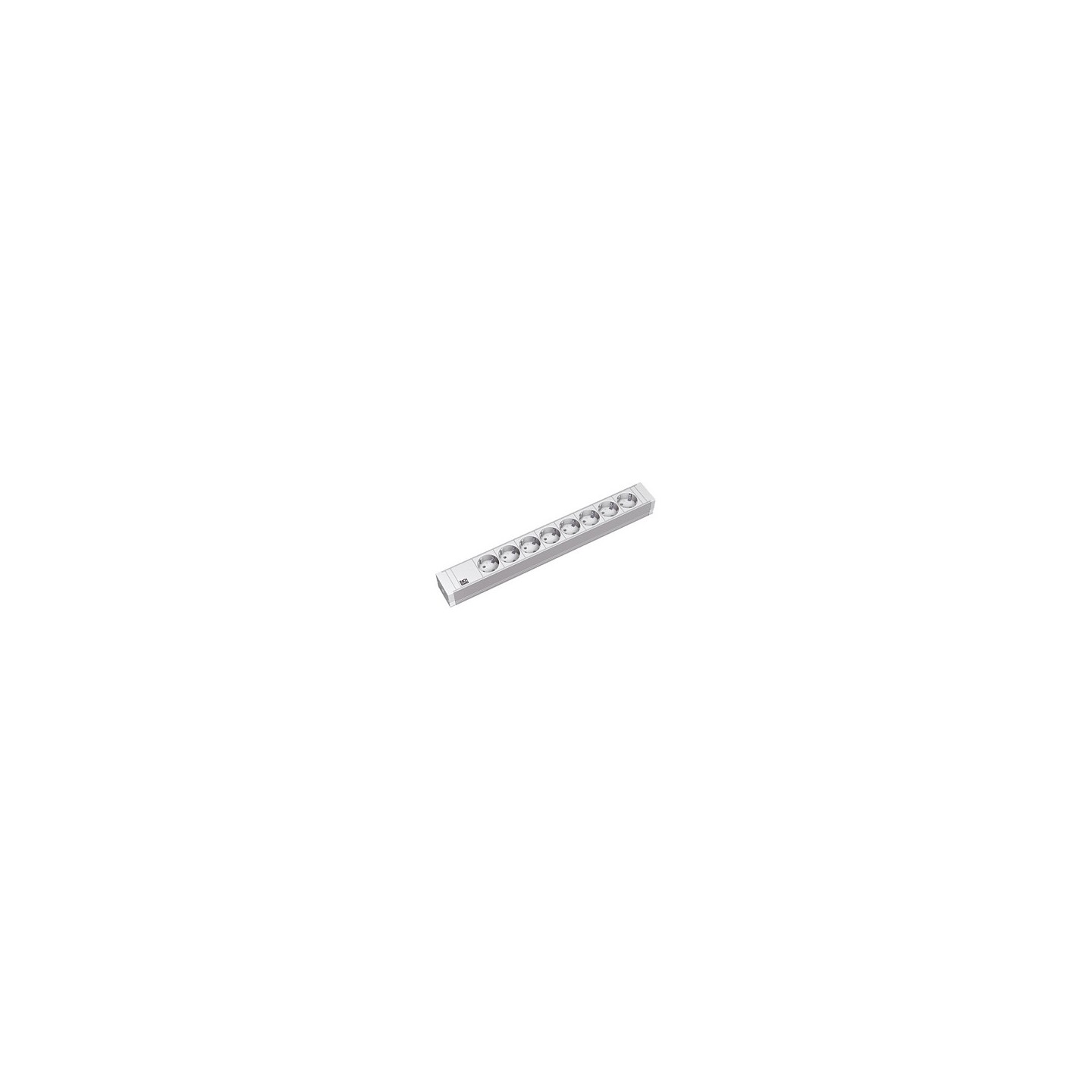 BACHMANN 48.26cm 19Zoll PVC 8xSchutzkontakt 2.0m Schutzkontaktstecker — Buy in Cyprus with Fast Delivery