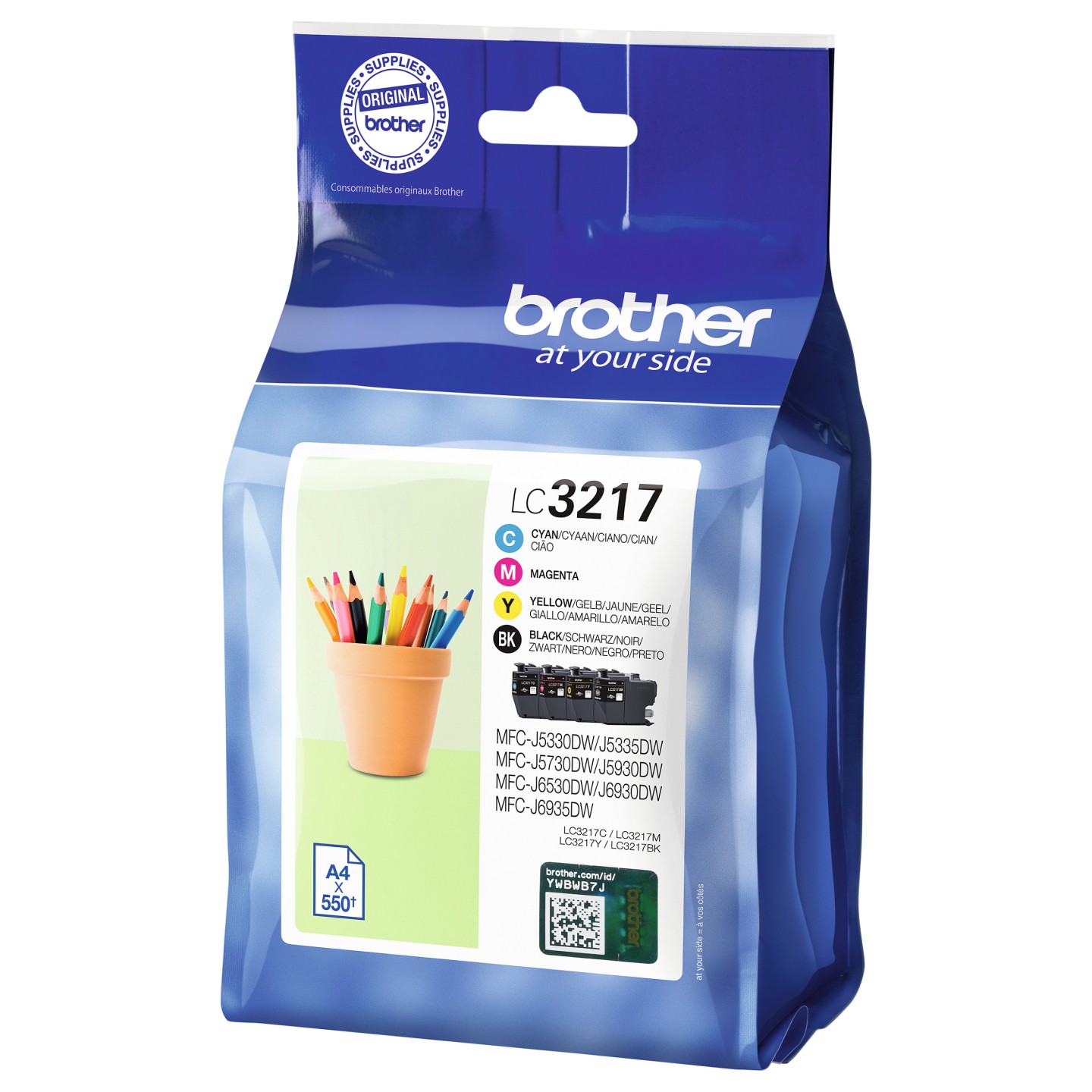 Brother LC3217 Value Pack - 4er-Pack - Schwarz. Gelb. Cyan. Magenta — Buy in Cyprus with Fast Delivery