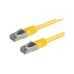 VALUE Patchkabel Kat.6 Class E S FTP PiMF gelb 1m — Buy in Cyprus with Fast Delivery