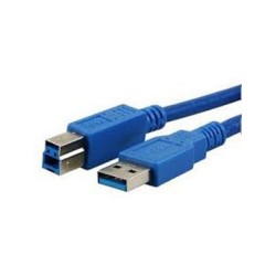 MediaRange Anschlusskabel USB 3.0 Stecker A B 3m blau — Buy in Cyprus with Fast Delivery
