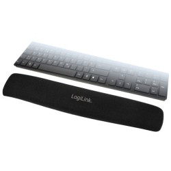 Buy Silicone Keyboard Wrist Rest - LogiLink ID0044 - Black, Nylon & PU backing, ... in Cyprus, Nicosia, Limassol, Larnaka, Pafos