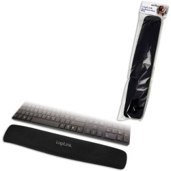 Buy Silicone Keyboard Wrist Rest - LogiLink ID0044 - Black, Nylon & PU backing, ... in Cyprus, Nicosia, Limassol, Larnaka, Pafos