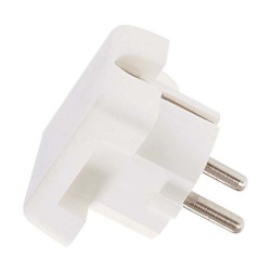 BACHMANN Schutzkontaktstecker weiss flache AusfUhrung montierbar — Buy in Cyprus with Fast Delivery