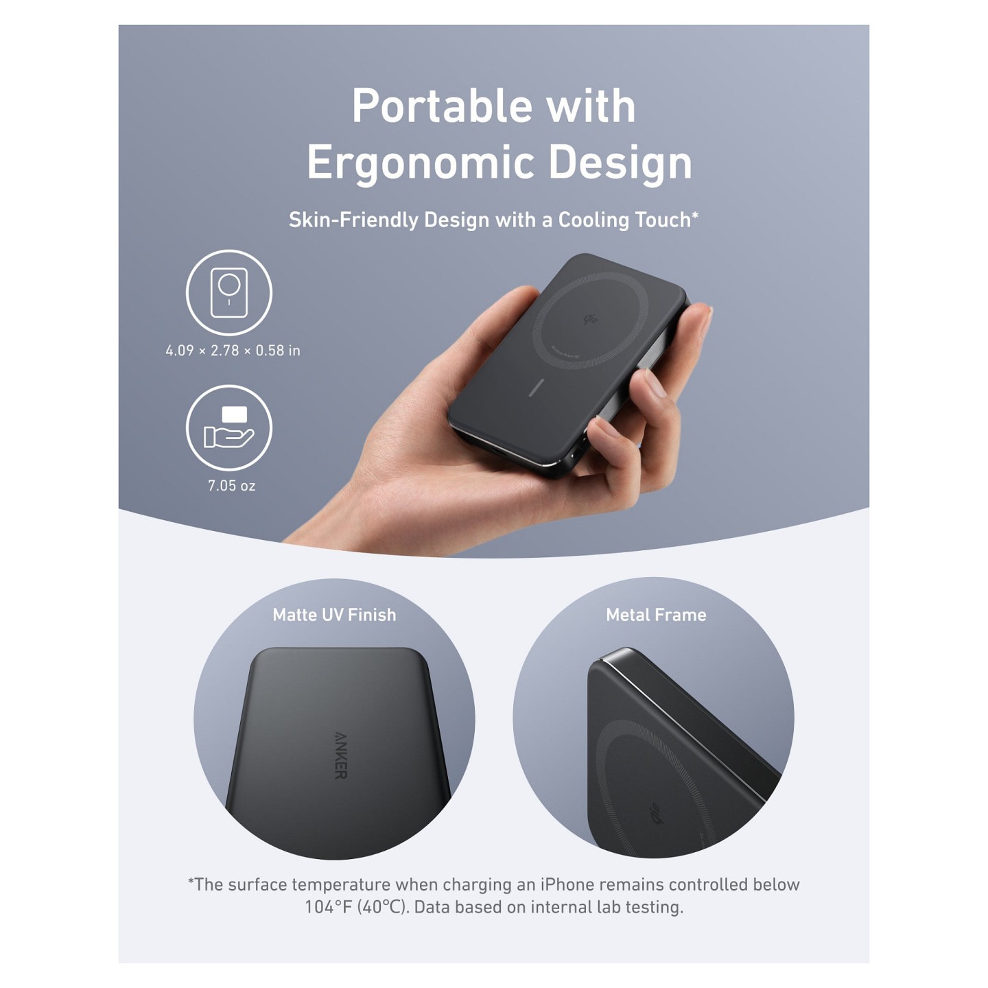 Anker MagGo PowerBank 10.000 mAh Slim magnetic black — Buy in Cyprus with Fast Delivery